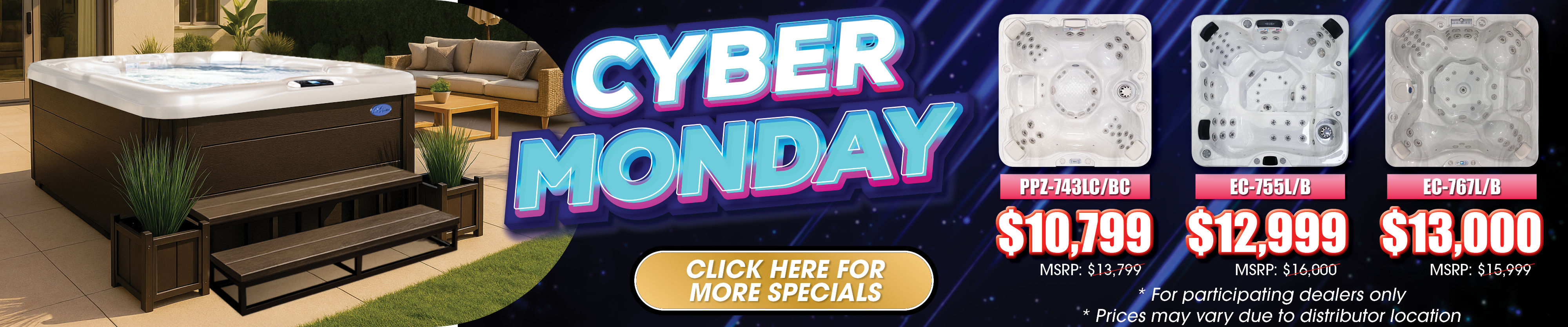 Calspas hot tub being used in a family setting - West New York