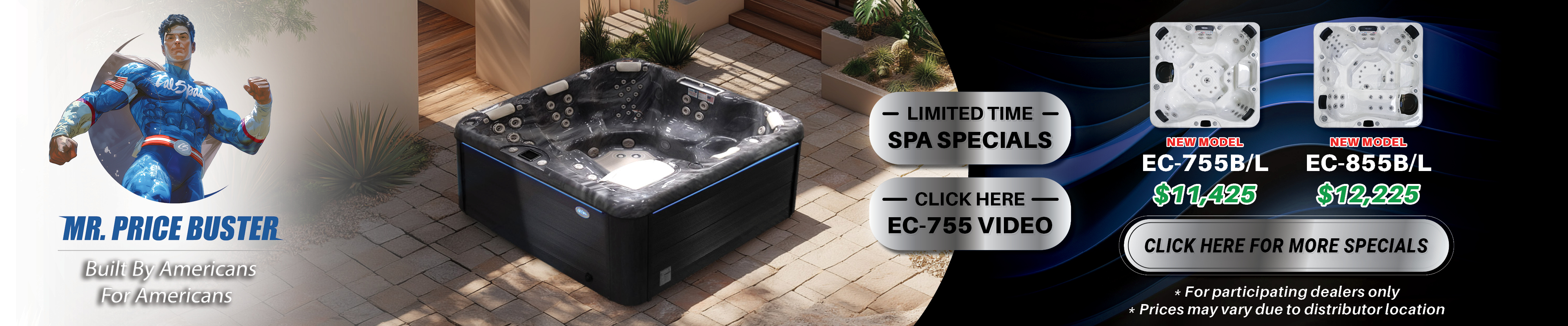 Calspas hot tub being used in a family setting - West New York